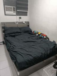 Queen Size Storage Bed With Mattress image 1