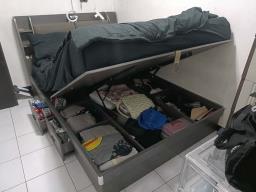 Queen Size Storage Bed With Mattress image 2