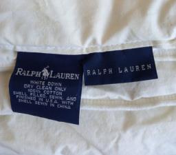 Ralph Lauren King Size White Down Duvet image 1