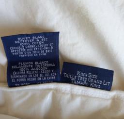 Ralph Lauren King Size White Down Duvet image 3