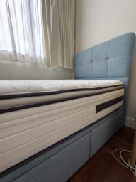 Sealy Bedframe and Mattress image 2