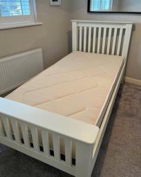 Single Bed Frame With Mattress For Sale image 1