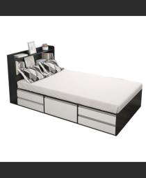 Single bed frame with storage image 3