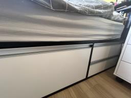 Single bed frame with storage image 2