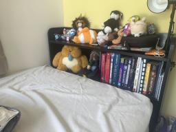 Single bed frame with storage image 4