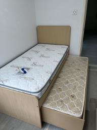 Single bed  pull out bed with storage image 2