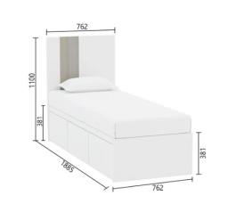 Single Bed with 3 Drawers And Mattress image 1
