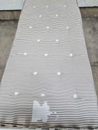 Single wooden bed with mattress image 4