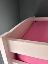 Single Wooden Bunk Bed With 2x Mattress image 4