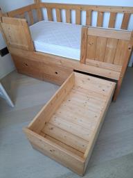 Solid Wood Playhouse Bed w Premium Mattr image 4
