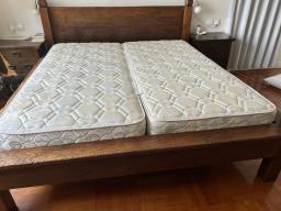 Tequila Kola solid oak bed frame image 3