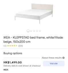 The queen bed with mattress image 1