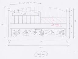 Twin bed with trundle  mattress image 2