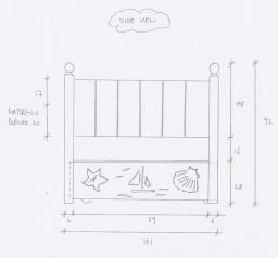 Twin bed with trundle  mattress image 3