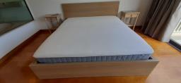 Unused Condition Bed frame  mattress image 1