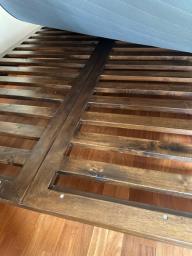 Wooden Bed Frame queen with headboard image 3