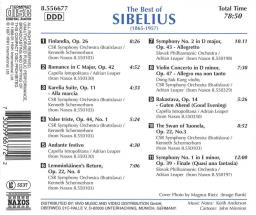 The Best of Sibelius Classical Cd image 2
