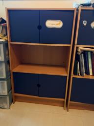 2 X Book shelfcabinet image 1