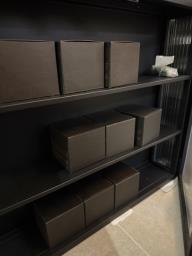 2no Wall Mounted Cabinet Fluted Glass image 5