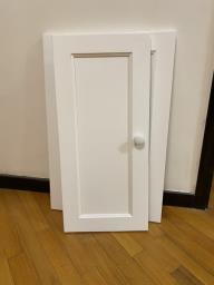 7 White shaker wood cabinet door only image 5