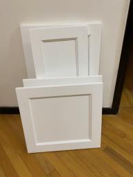 7 White shaker wood cabinet door only image 7