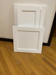 7 White shaker wood door cabinets image 6