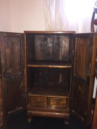 Antique Dark Brown Cabinet image 4