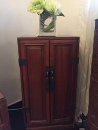 Antique Dark Brown Cabinet image 5