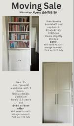 Bookshelve Cabinet Wardrobe image 1