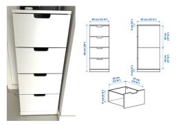 Chest of 4 drawers - Nordli image 2