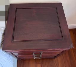 Chinese 3-drawer Bedside Table Set of 2 image 4