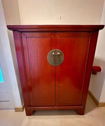 Chinese lacquer cabinet image 1