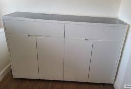 Excellent condition white cabinet image 1