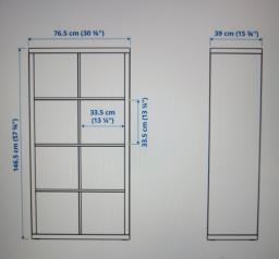 free 3x Ikea Kallax  Bookshelves image 4