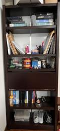 Free bookshelf with folding desktop image 1
