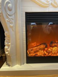 French wooden fire place image 3