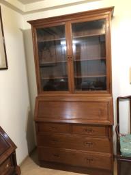 Genuine Rosewood cabinet  with desk image 1