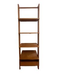 Homeless Solid Wood Oak Ladder Bookshelf image 2