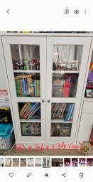 Ikea Cabinet with Glass Door image 1
