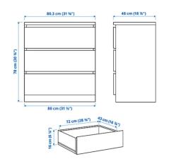 Ikea Drawer Malm image 2