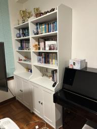 Ikea Hauga White High Cabinet image 1