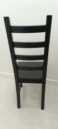 Ikea - Nordviken wooden Ladder Black Ch image 1