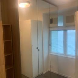 Ikea Pax Wardrobe with 3 mirror doors image 4