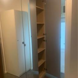 Ikea Pax Wardrobe with 3 mirror doors image 2