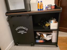 Industrial style wooden cabinet image 3