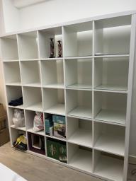 Kallax White Shelving Unit 5 x 5 image 1