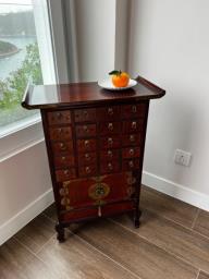 Korean antique medicine chest image 1