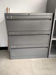 Lockable Office Cabinet with Drawers image 1