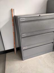 Lockable Office Cabinet with Drawers image 2