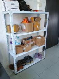 Metal shelf racks 2 units image 1